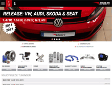 Tablet Screenshot of bsr-tuning.dk
